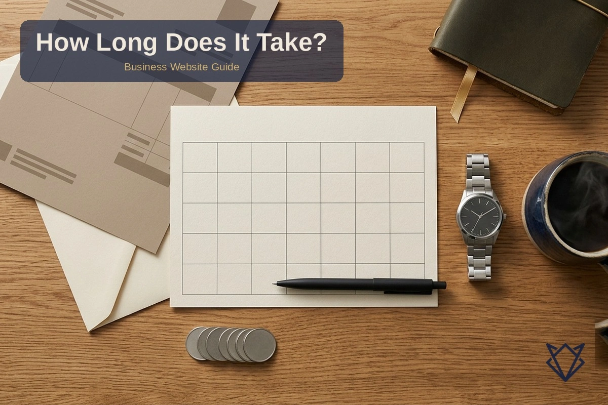 business website cost and timeline planning